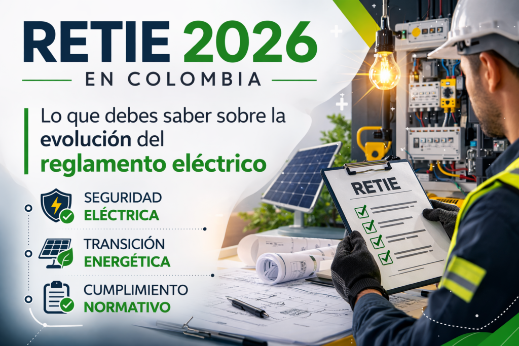 evolucion del reglamento RETIE en colombia instalaciones electricas seguras